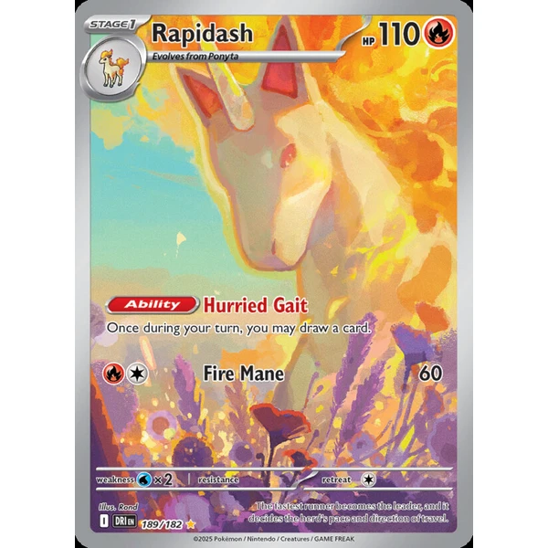 Rapidash (DRI 189) - Destined Rivals [Holo] - Kusové karty - Hlavný obrázok