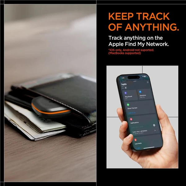 Spigen Bluetooth Tracker TagMe lokátor s Apple Find My čierny - Lokátory - Obrázok 9b5f5715a9da4e658cf4919cbfac7262