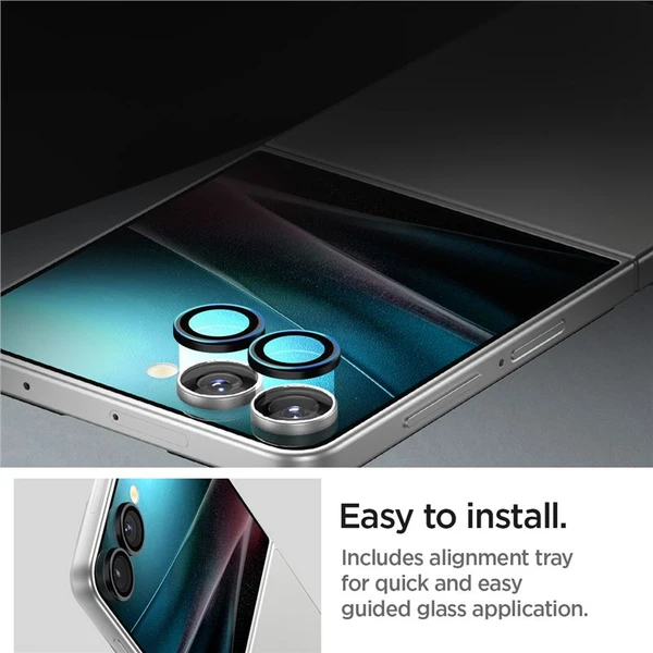 Spigen Glass TR EZ Fit Optik Pre HD sklo Samsung Galaxy Z Flip7 čierne (2 ks) - Ochranné fólie a sklo - Obrázok 9b6e6fbab84e44b28e3178ecf6e348f5
