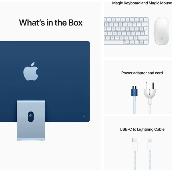 CTO Apple iMac 24" (2021) / 8GPU / Modrá / 1TB SSD / 16GB / Myš / CZ NUM Touch ID KLV - Stolné počítače - Obrázok 9b7b884a73564abd9fa59083e5356f39