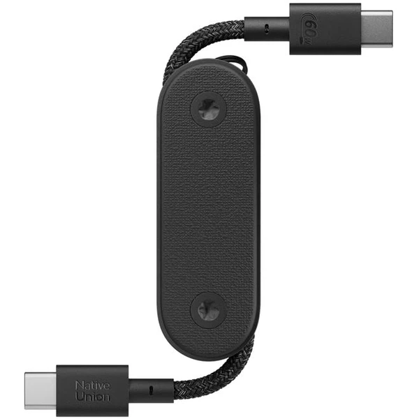 Native Union Pocket Cable USB-C/USB-C kábel, 60W čierny - Káble a redukcie - Hlavný obrázok
