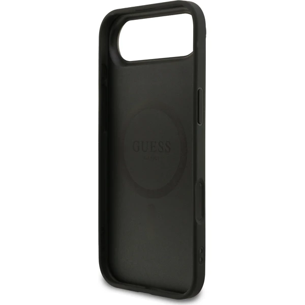 Guess PU Leather 4G Colored Ring MagSafe Zadný Kryt pre iPhone Air čierny - Puzdra - Obrázok 9bcc1dd9e5da4aa8b0da550bf410405b