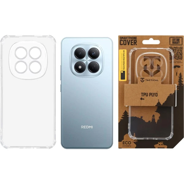 Taktický TPU Plyo kryt Xiaomi Redmi Note 15 Pro 4G priehľadný - Puzdra - Obrázok 9bd412f257f44c09979dc9533e3e92dd