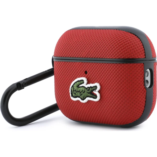 Lacoste Petit Pique Croc Logo Patch Puzdro pre AirPods Pro 3 červené - Puzdra - Obrázok 9bf29fe088fa47059a12c7593b5f0eaa