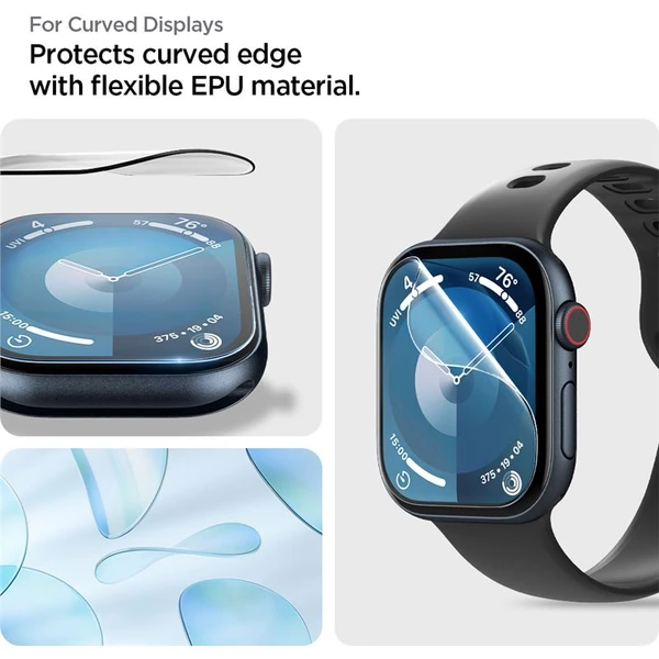 Spigen Eliteshield EZ Fit ochranná fólia Apple Watch Series 10 (46mm) 2 ks - Ochranné fólie a sklo - Obrázok 9c3e96d73567486ba2eaf9fdd3897e78