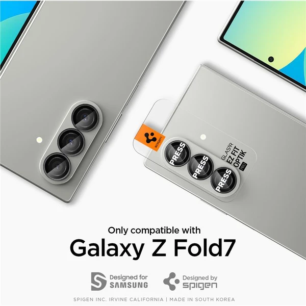 Spigen Glass TR EZ Fit Optik Pre HD sklo Samsung Galaxy Z Fold7 čierne (2 ks) - Ochranné fólie a sklo - Obrázok 9c47a413afcb4c1583ae449305546822