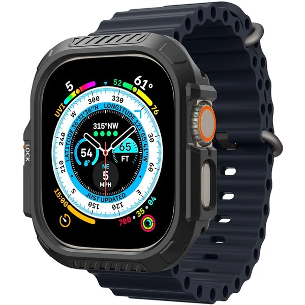 Spigen Lock Fit kryt Apple Watch Ultra 3/2/1 (49mm) čierny - Puzdra - Obrázok 9c66b581a34f450d93a011cbd125df91