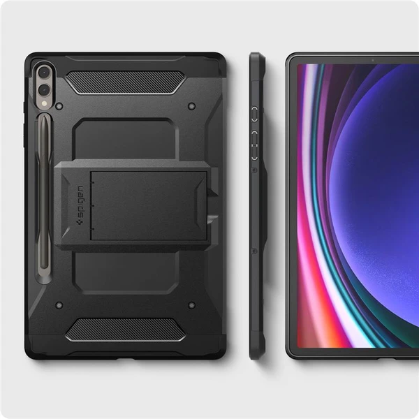 Spigen Tough Armor Pro krytý Samsung Galaxy Tab S10+/S9+ čierny - Puzdra - Obrázok 9c684362f98646afb4a91b8a4af3832f
