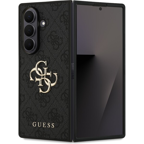 E-shop Guess PU 4G Metal Logo kryt Samsung Galaxy Z Fold 7 sivý