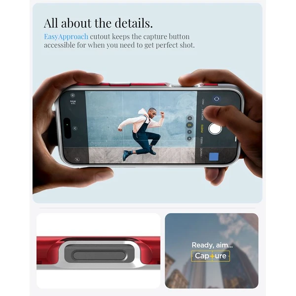 Spigen Classic C1 MagSafe kryt iPhone 16 Pro ruby - Puzdra - Obrázok 9c9ef33d27de479aaddf14355fb91a86