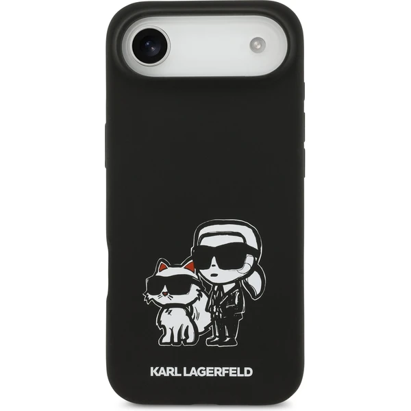 Karl Lagerfeld Liquid Silicone K&CH Sketch MagSafe kryt iPhone Air čierny - Puzdra - Obrázok 9ca9eae075164597bc3574f5aa29e6e5