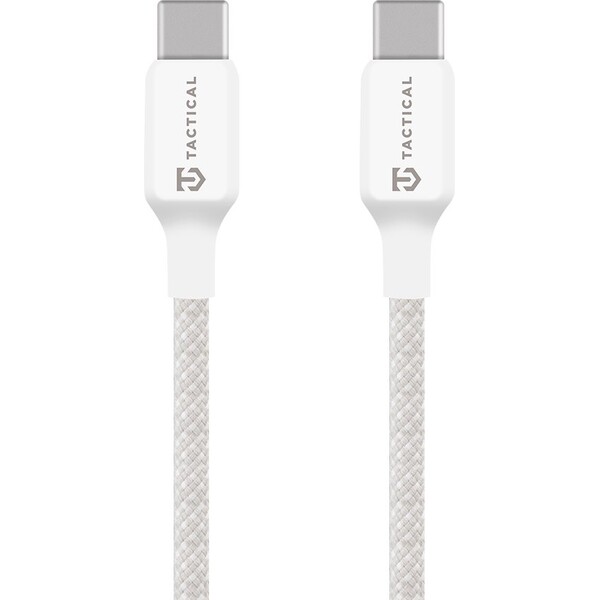 E-shop Tactical Stitch Thread USB-C/USB-C napájací kábel 60W 0,3m biely