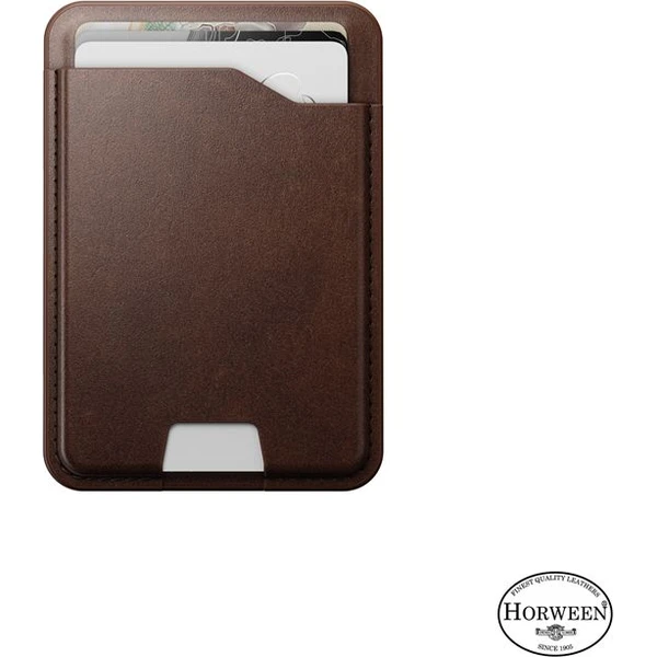 Nomad Leather Mag Wallet peňaženka s Apple Find My hnedá - Peňaženky - Obrázok 9caf05e2ae1a4dab8419d223d8a1d5b6