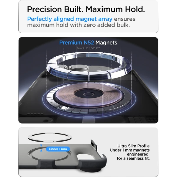 Spigen Nano Pop MagSafe kryt iPhone 18 Fold čierna sezamová - Puzdra - Obrázok 9cd603777072463fa3701bd760764594