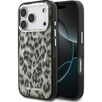 Karl Lagerfeld IML Leopard MagSafe kryt iPhone 17 Pro hnedý - Puzdra