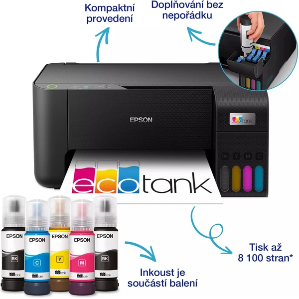 Epson EcoTank L3230 tlačiareň (záruka na 5 rokov po registrácii) - Tlačiarne - Obrázok 9ce94174ac0a49468fe69922e0ff5020