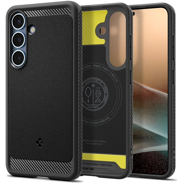 Spigen Rugged Armor MagSafe kryt Samsung Galaxy S25+ matne čierny - Puzdra - Obrázok 9cfbfb142e7f4a5a9f2cff2bfa3ef385