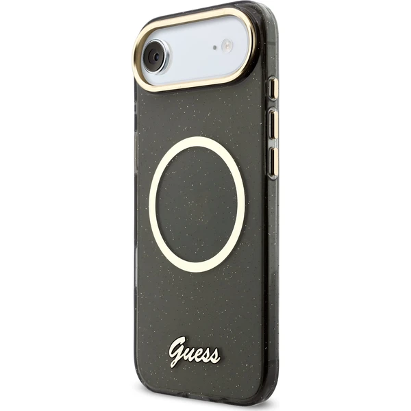 Guess IML Glitter Script Strap MagSafe kryt iPhone Air čierny - Puzdra - Obrázok 9d4bbc6607854675a780ce7413ebb5ed