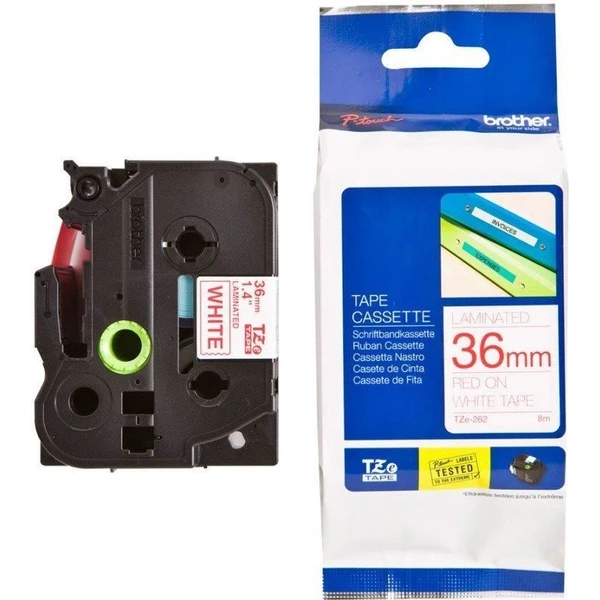 Brother TZe-262 páska červená na bielom 36 mm - Pásky pre štítkovače - Obrázok 9d6b44b4204b4644a21baa28de95557b