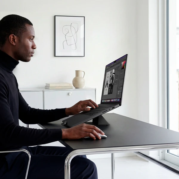 Spigen Slim Fold Laptop Stand & Vertical Dock stojan čierny - Stojany - Obrázok 9d8f297ea27e4d98a496ea054a25fa56