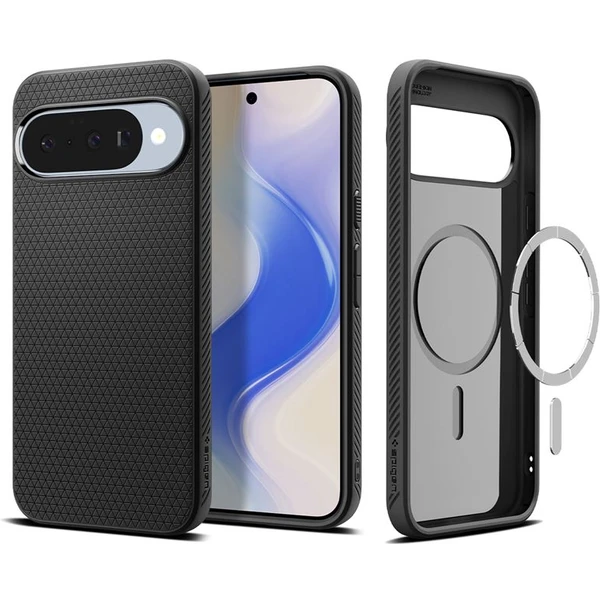Spigen Liquid Air MagSafe kryt Google Pixel 10/10 Pro matne čierny - Puzdra - Hlavný obrázok