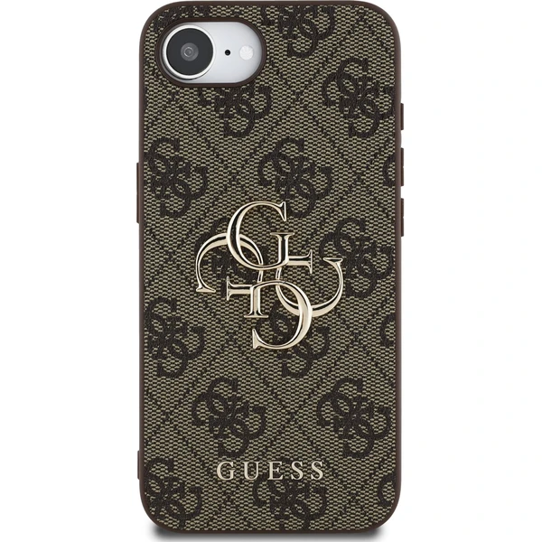 Guess PU 4G Metal Logo kryt iPhone 17e/16e hnedý - Puzdra - Obrázok 9dd1f938796a47649e502561bf7933ed