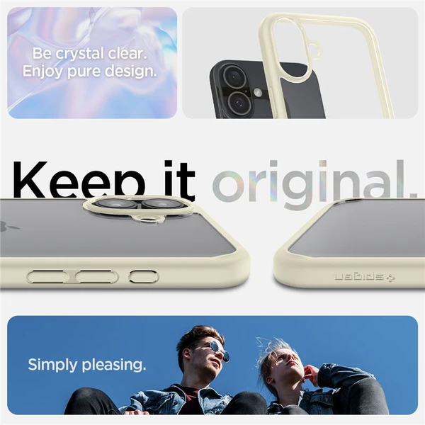 Spigen Ultra Hybrid kryt iPhone 16 Plus mute beige - Puzdra - Obrázok 9dd6c14a74294b28a0a0953729a976f6