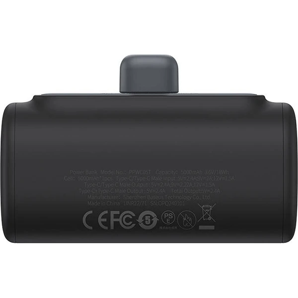 Baseus Power banka 5000mAh 20W USB-C černá - Powerbanky - Obrázok 9ddc38fb1a3546fd992ce9372d80a107