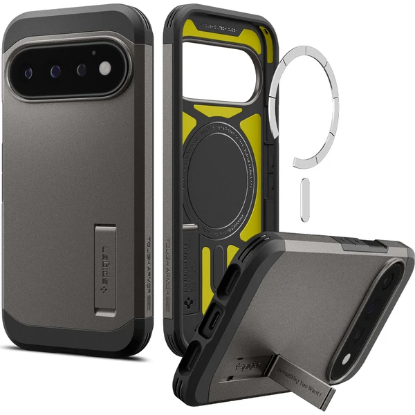 Spigen Tough Armor MagSafe, gunmetal - Google Pixel 11 Pro - Puzdra - Obrázok 9de80e87d0694c6f9addcf91c30ad6e3