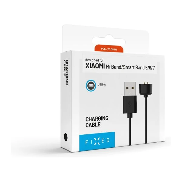 FIXED USB-A napájací kábel pre Xiaomi Mi Band/Smart Band 5/6/7 1m čierny - Káble a redukcie - Obrázok 9df2dadd368a4511a63b780bceadad52