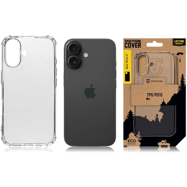 Tactical TPU Plyo Kryt pre Apple iPhone 16 číry - Puzdra - Obrázok 9dfd42c55a1d42a8b511347fcf21ac29