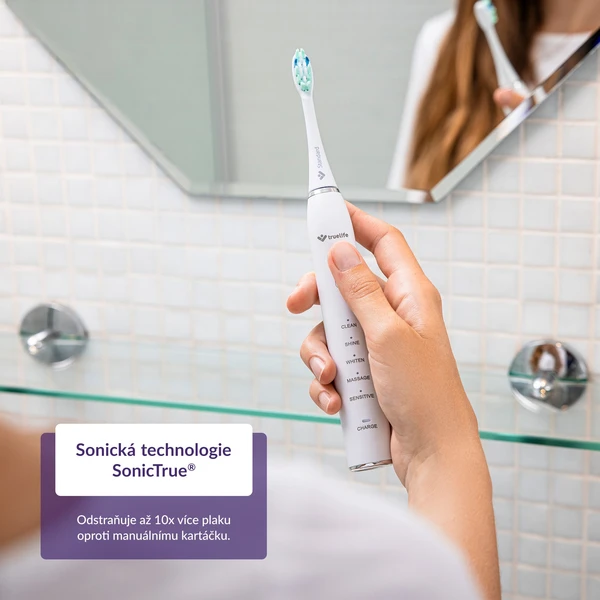 TrueLife SonicBrush Clean30 Duo sonická kefka biela/čierna - Zubné kefky - Obrázok 9e017f2c3b3e46359a660f5fc2821f75
