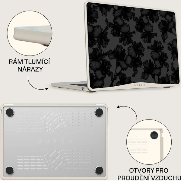 Burga puzdro pre MacBook Air 13,6" (2022–2026) Nocturnal - Puzdra - Obrázok 9e036d74e3284428807e5db678a7ac83