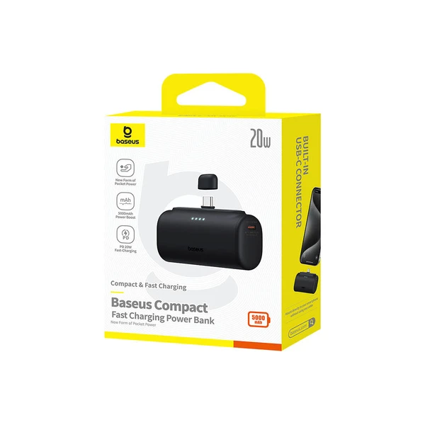 Baseus Power banka 5000mAh 20W USB-C černá - Powerbanky - Obrázok 9e1ccd0375b345b7a7aaceb236b35025