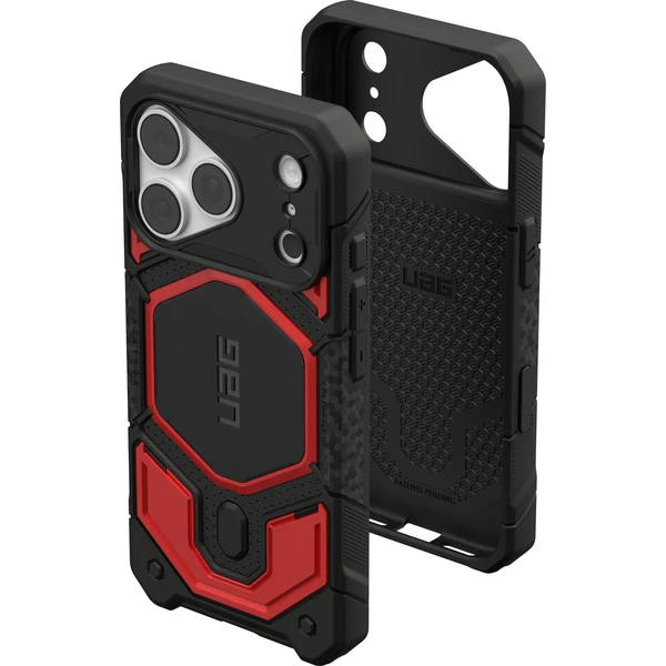 UAG Monarch Pro MagSafe kryt iPhone 18 Pro/17 Pro čierny/červený - Puzdra - Obrázok 9e2cc61de9f64e489383b900608b3f9b