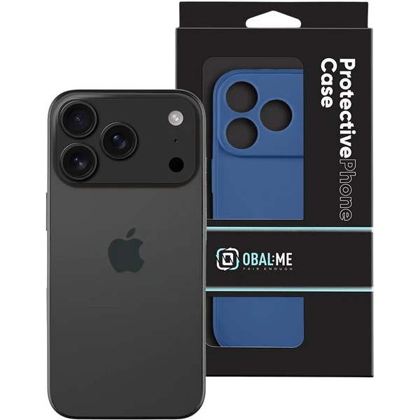 OBAL:ME Matte TPU kryt Apple iPhone 17 Pro modrý - Puzdra - Obrázok 9e3de0d33ae743dabbcb157c520b977a