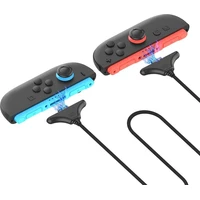 iPega SW2119A USB-A napájací kábel pre JoyCon Nintendo Switch 2 3m čierny 2ks - Káble a redukcie