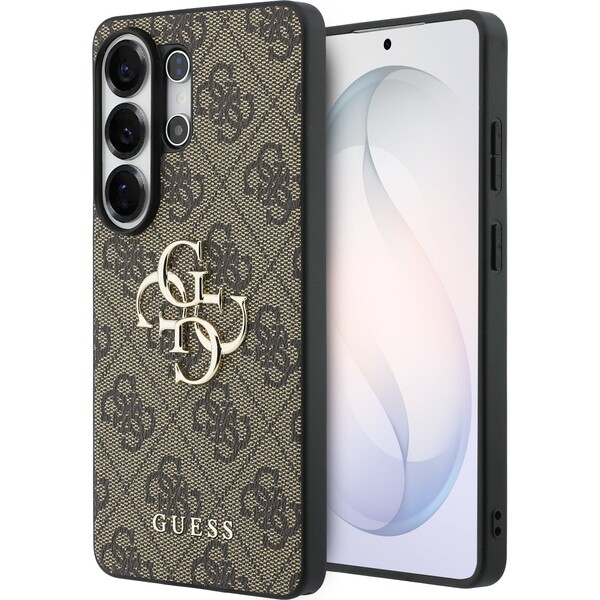 E-shop Guess PU 4G Metal Logo kryt Samsung Galaxy S26 Ultra hnedý