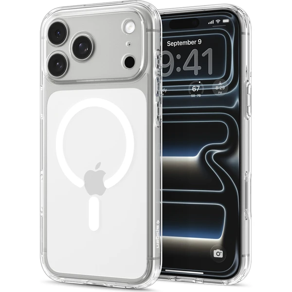 Spigen Ultra Hybrid MagSafe kryt iPhone 18 Pro/17 Pro priehľadná biela - Puzdra - Obrázok 9e753341e97749ff98b3b626a0ef19b5