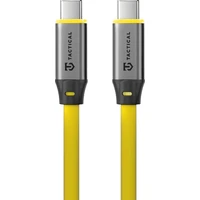 Tactical Fat Man 2.0 kábel USB-C/USB-C 1m žltý - Káble a redukcie