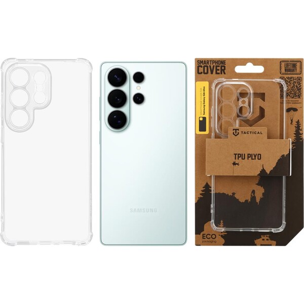 Taktický TPU Plyo obal Samsung Galaxy S26 Ultra priehľadný - Puzdra - Obrázok 9e9da32af8354cdbac3bb5c0b6040d78