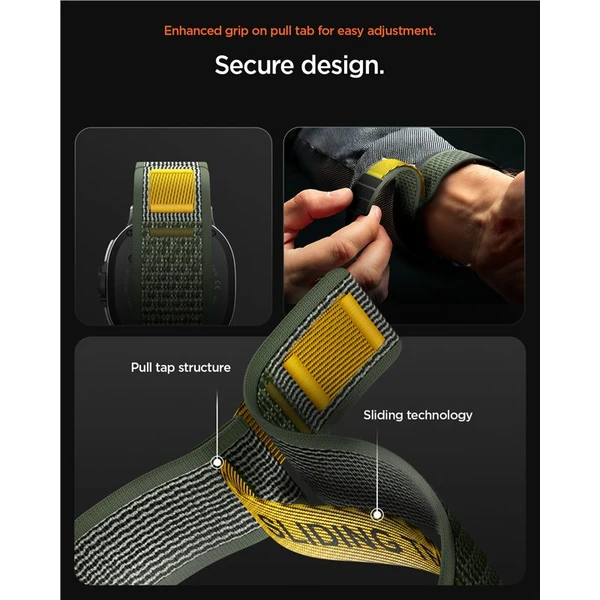 Spigen Athlex Air Band remienok Samsung Galaxy Watch8 46/44/40mm zelený - Remienky - Obrázok 9ea0f5d99bdf48238e530d230690d1ae