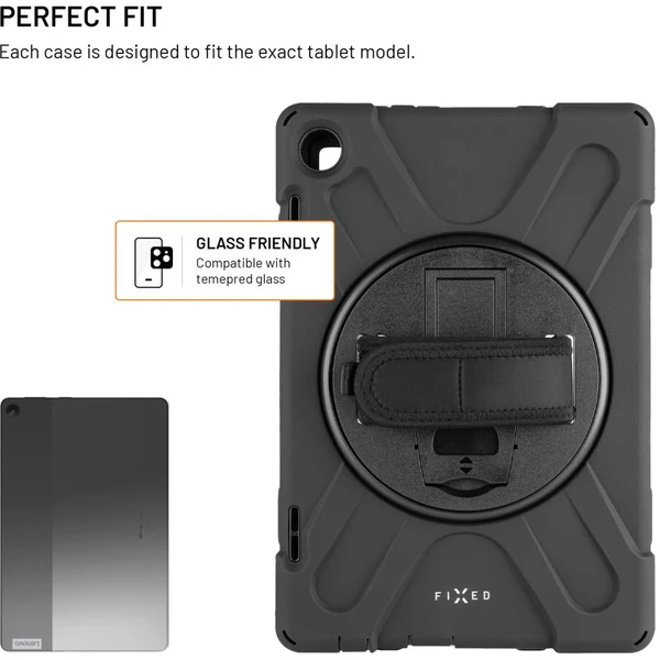 FIXED Rugged Tab Case odolné púzdro so stojanom Lenovo Tab M10 (3rd Gen) čierne - Puzdra - Obrázok 9ea44b69b1bc488d9a03c6a561d5a2da
