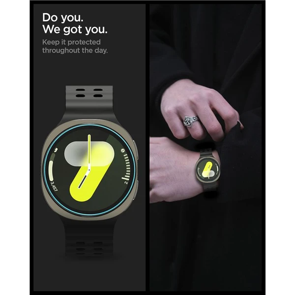 Spigen Glass TR EZ Fit 2 Pack sklo Galaxy Watch8 (44mm) číre (2 ks) - Ochranné fólie a sklo - Obrázok 9eb3649eae8f4dc9b387237e7f84022a