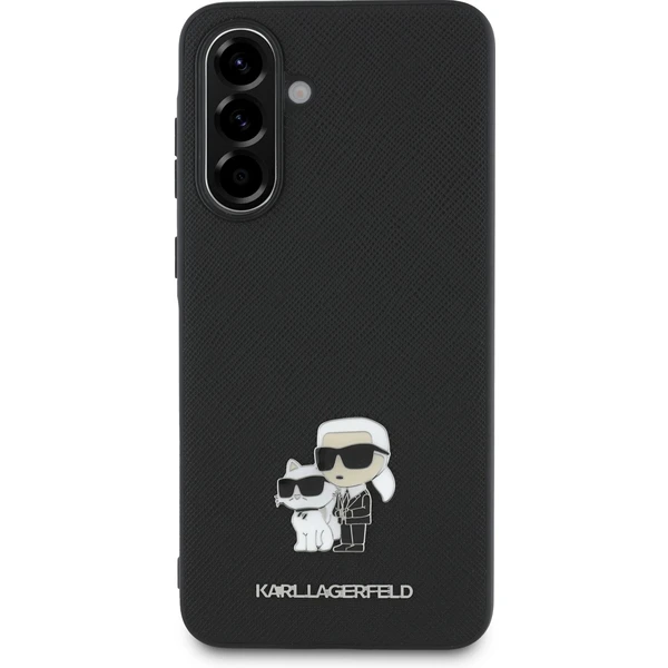 Karl Lagerfeld PU Saffiano Metal Karl and Choupette kryt Samsung Galaxy A56 čierny - Puzdra - Obrázok 9ec21f3f47864eb59f40f81db933b1ad