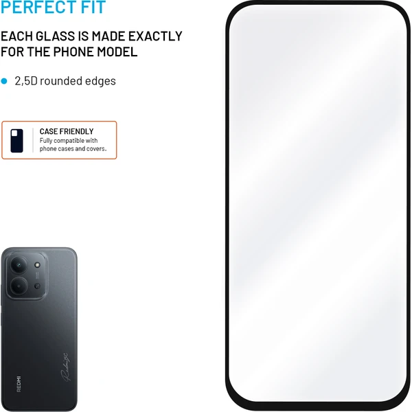 FIXED 2,5D Full-Cover ochranné sklo Xiaomi Redmi 15C 4G/5G čierne - Ochranné fólie a sklo - Obrázok 9ed6bc2416164534a9bebe89f740221c