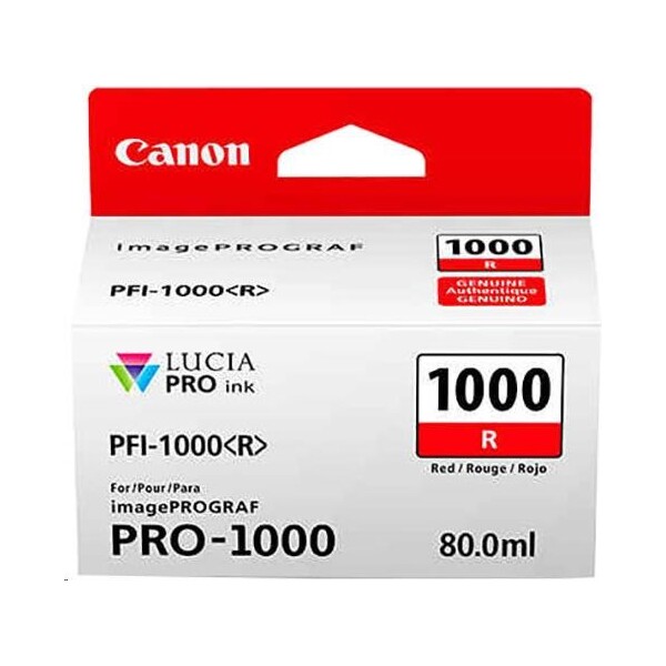 E-shop Canon PFI-1000R cartridge červená