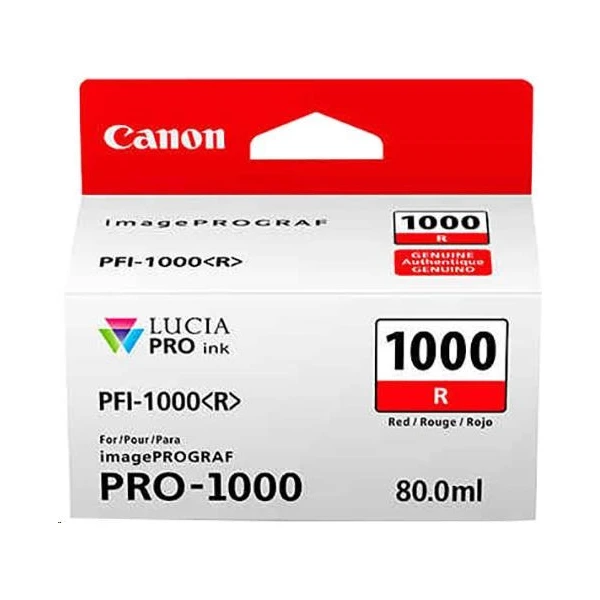 Canon PFI-1000R cartridge červená - Cartridge - Hlavný obrázok