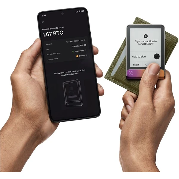 Ledger Flex krypto peňaženka (iOS/Android/MacOS/Windows/Linux) Ferro Fuchsia - Krypto peňaženky - Obrázok 9eebec4b377f4a90ba5d98fbdfee703a