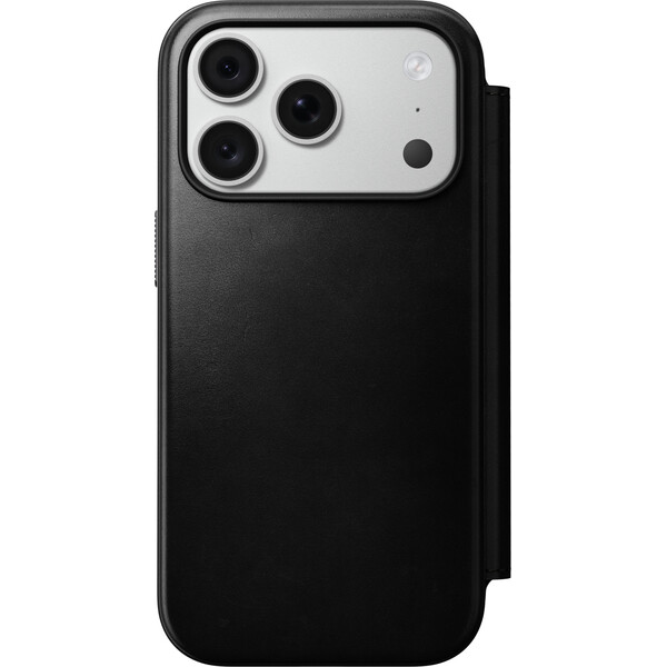 Nomad Modern Leather Folio (Horween) MagSafe kožené puzdro iPhone 17 Pro/18 Pro Black - Puzdra - Obrázok 9f004ac94c0147bfafcd1b654014b821